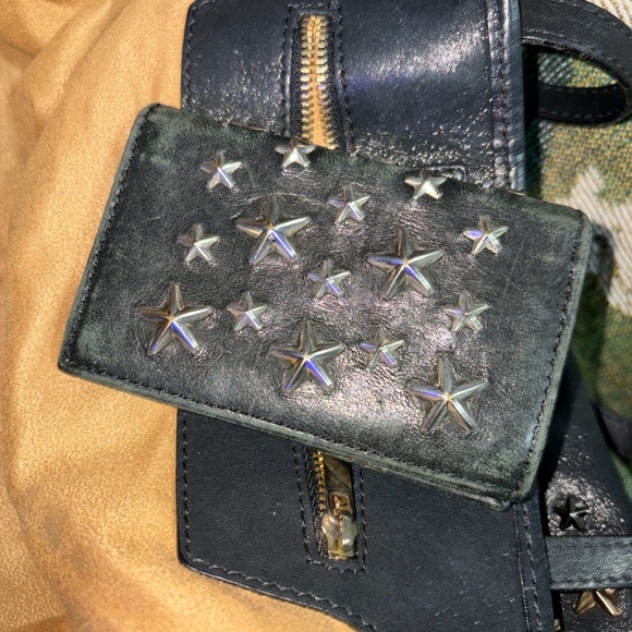 Jimmy Choo Black Sasha Star-Studded Tote - Picture 4 of 4